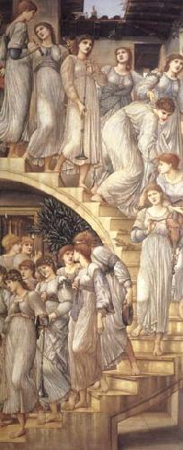 Burne-Jones, Sir Edward Coley The Golden Stairs oil painting image